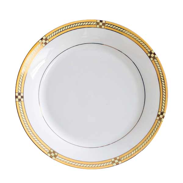 Тарелка с золотым узором 20 см